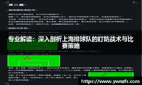 专业解读：深入剖析上海排球队的盯防战术与比赛策略